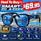 Lenovo AI Smart Glasses – Bluetooth Audio & Voice Assistant