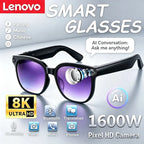 Lenovo XG86 AI Smart Sunglasses – 8MP Camera & AI Translator