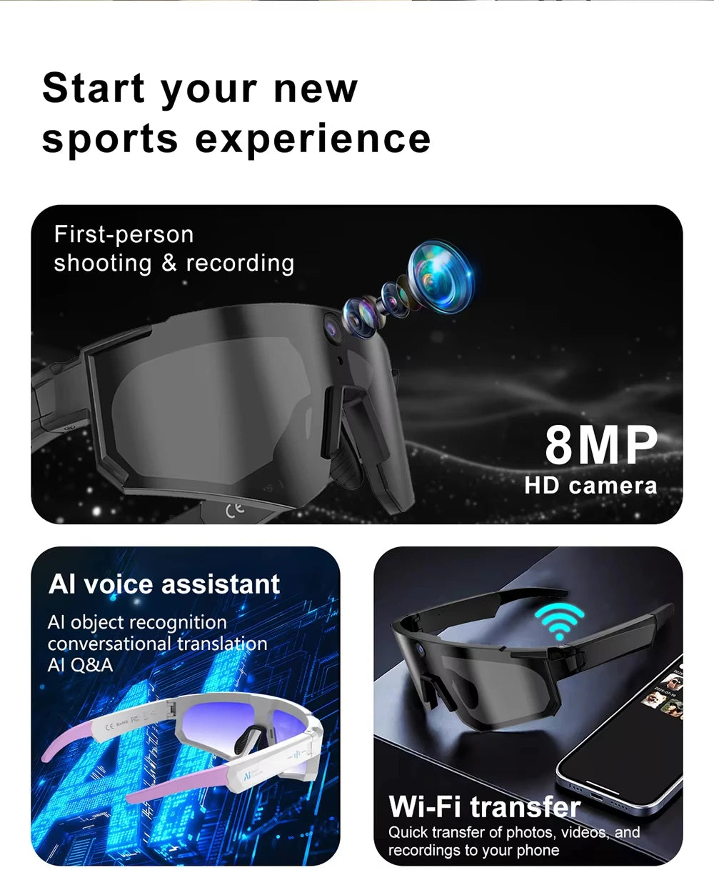 Lenovo M95 AI Smart Glasses Sport