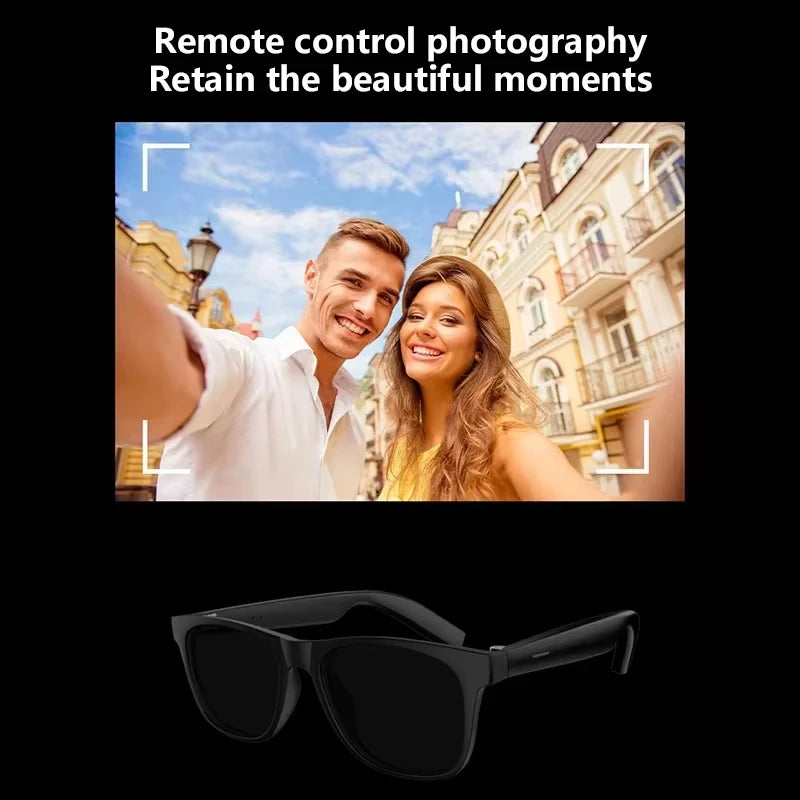 Lenovo AI Smart Glasses – Bluetooth Audio & Voice Assistant