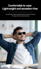 Lenovo AI Smart Glasses – Bluetooth Audio & Voice Assistant