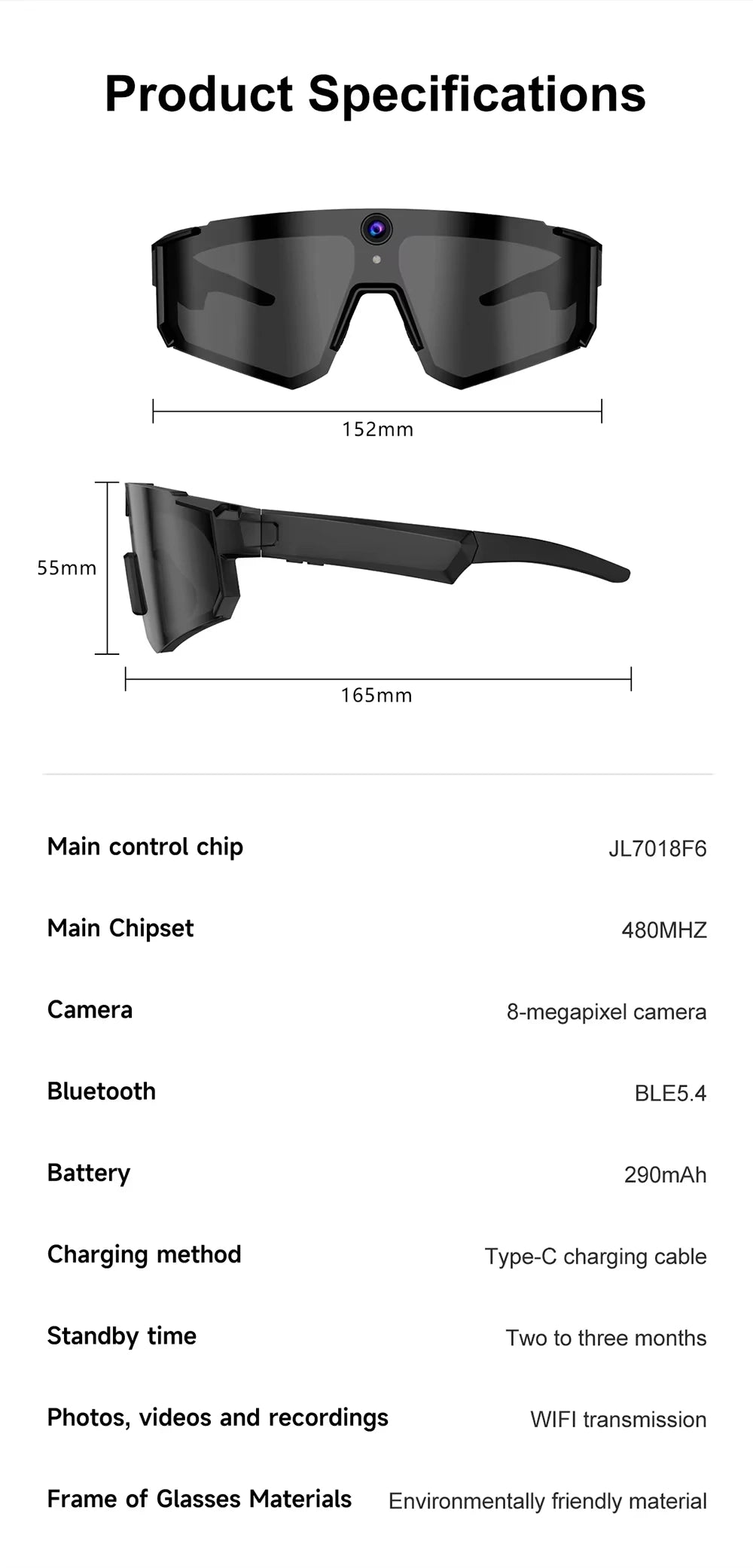 Lenovo M95 AI Smart Glasses Sport