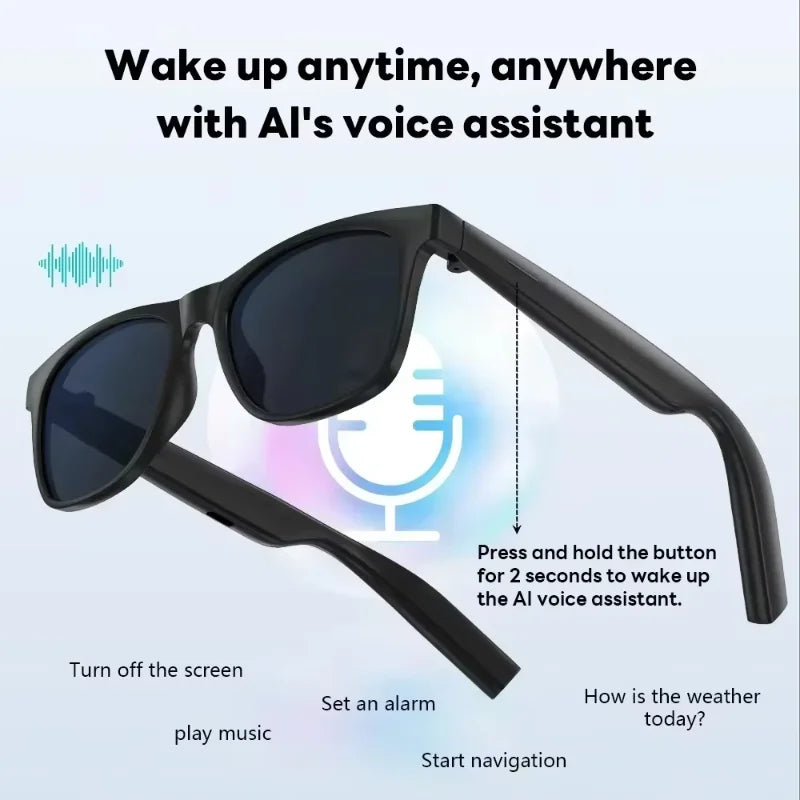 Lenovo XG86 AI Smart Sunglasses – 8MP Camera & AI Translator