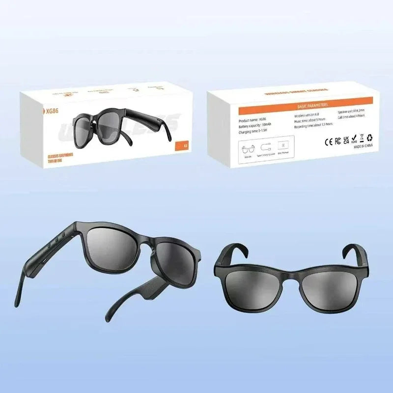 Lenovo XG86 AI Smart Sunglasses – 8MP Camera & AI Translator