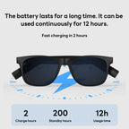 Lenovo AI Smart Glasses – Bluetooth Audio & Voice Assistant