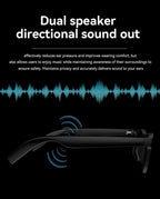 Lenovo AI Smart Glasses – Bluetooth Audio & Voice Assistant