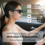 Lenovo AI Smart Glasses – Bluetooth Audio & Voice Assistant