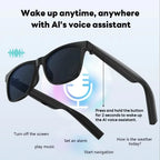 Lenovo AI Smart Glasses – Bluetooth Audio & Voice Assistant