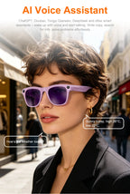 8MP AI Smart Sports Glasses – Camera & Translator
