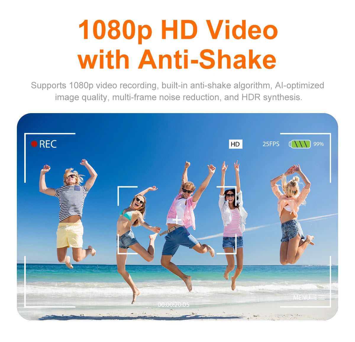 8MP AI Smart Sports Glasses – Camera & Translator